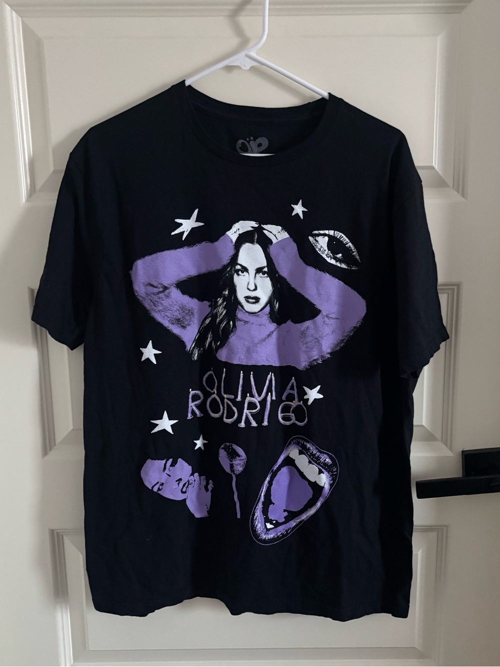Olivia Rodrigo Black Graphic Logo Tee